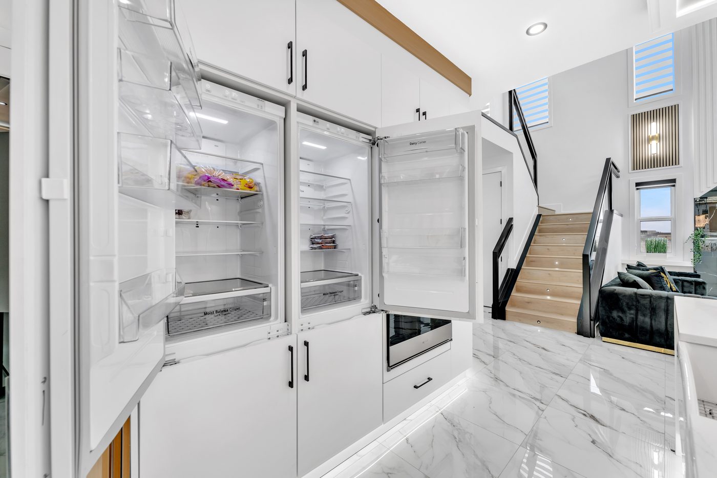Open-plan kitchen and great room